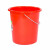 越越尚 塑料桶 15升无盖 红色手提加厚带盖通用水桶 学生宿舍洗澡洗衣桶YYS-XST-010