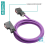总线电缆 屏蔽Profibus DP 6XV1830-0EH10 紫色双芯 紫色双芯 6XV1830-0EH10
