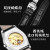 卡罗莱男士手表全自动机械表多功能时尚品牌男表瑞士风格防水商务简约皮 金白