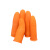 安巧象 橡胶防滑手指头套一次性加厚车间工厂医疗实验颗粒指套 M*橙色100只/包 