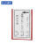 苏识 仓库货架塑料标签标识卡磁性材料卡片磁性物料卡 卡5.5*8cm 红色 强磁 10个装 1310129