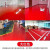 美易彩水性丙烯酸地坪漆水泥地面室内外家用防水防潮耐磨地面地板 大红色 10.00kg