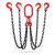 起重链条吊索具成套 链条索具杭鸽吊装工具羊角勾吊钩吊环组合吊 6.4吨2米4腿