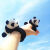 壮壮虎可爱熊猫创意手环趴趴啪啪圈儿童毛绒玩具装饰小礼物 熊猫啪啪圈两个