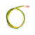 工拓（Gratool）黄绿双色接地线BVR软线10平方100米长