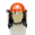 鑫马 消防森林警头盔扑火灭火防护阻燃抢险救灾带面罩披肩 护目镜+披肩款 一个价 