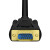 DTECH/帝特 CU0307 dp转VGA转换线 高清视频传输线 vga线 1080P 黑色 1.8米