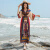 蕰蔓唲夏天去海边穿的裙子云南旅游搭民族风连衣三亚度假沙滩裙波西米亚 绿色 S 80-105斤