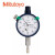 Mitutoyo 三丰 小型指针式指示表 1124SB（3.5mm，0.005mm）ø40 mm型 平型后盖 新货号1124AB