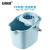 安赛瑞 拖把桶 加厚带轮旋转挤水清洁桶 手提宽口水桶清洁单桶压干墩布桶 蓝色 YZ711496