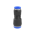 气管快速快插变径接头PG6-4/10-8/16-12气动元件空压机配件气泵 蓝色PG 12-10(100只装)