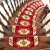 欧式木楼梯踏步垫免胶自粘防滑保护台阶贴长方形脚垫子红地毯定制 埃及驼 65*24*3cm魔术扣