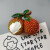 HKGK 超大水果3D冰箱贴立体创意冰箱贴留言磁贴 装饰磁性贴磁贴仿真 橙子