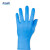 安思尔Ansell 10-134一次性丁睛手套舒适耐用高弹性室内实验室防水液体隔离精细操作 （100只/盒） 蓝色 S