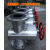 管夹阀GJ41X-6铝合金/铸铁/铸钢法兰管夹阀 胶套DN25-DN300 DN80（铸铁）