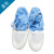 无尘鞋长筒靴PU软底舒适白色蓝色夏季透气电子厂高筒工作鞋 加透气网/PVC蓝色高筒靴 35