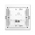 ABB 开关插座面板 盈致系列白色  无边框 86家用型电源 单开单控