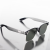 定制电焊专用防光防电弧玻璃镜片防打眼飞溅防护眼镜焊护眼护目镜 G15浅绿色镜片（浅色） 单幅眼镜