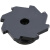 SMP三面刃铣刀盘套式数控三面刃可转位铣T型槽刀盘MPHT06 08 12 灰色