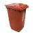户外垃圾桶干湿分类上海拉圾筒带盖四色环卫100L分离分隔240l大号 120L绿色