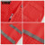 安赛瑞 志愿者反光马甲 透气网格义工服公益广告衫超市活动背心 企业酒店宣传服 红色L码 300560