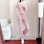 NPZ 2023夏季新款阔腿裤休闲套装女宽松薄款洋气炸街时尚减龄两件套 粉色 L