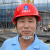 HKNA中国建筑安全帽工地国标玻璃钢头盔工作钢盔领导工程白色定制logo O型蓝色