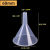 玻璃三角漏斗60mm90mm 短颈三角漏斗 锥形漏斗实验室化学玻璃漏斗 60mm短颈塑料漏斗