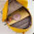杜莱克（DULAIKE）儿童包包1-3-5岁幼儿园书包男童帆布双肩包卡通可爱女孩背包宝宝 款二黄色