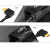 HDMI公对母转接线90度L型弯头HDMI延长线 270度 上下左右弯4K高清 宽口朝上 向右 0.5米(YL-H-W04) 0.5m及以下