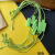 双扣吊绳吊牌定做吊绳吊粒空白双插通用吊牌绳印刷服装挂绳一次性 双插 绿色 (一千条）