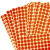 海斯迪克 HKW-259 彩色不干胶圆点标签贴纸 圆形铜版色标分类记号贴纸 10mm红色（2475贴）