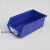 五金工具盒背挂式零件盒小周转盒物料盒螺丝盒配件箱元件盒塑胶盒 B3(背挂式)蓝