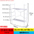脚手架厂家直销折叠升降平台移动活动架装修马凳加厚铁架工程钢管 总高190*140*70无轮款+防滑踏面