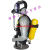 GJXBP空气呼吸器正压式6.8L纤维碳瓶RHZKF9升便携式过滤面罩消防3c认证 6L钢瓶呼吸器含箱