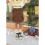 艾摩贝贝童裙女童斜纹棉布半身包臀裙子儿童韩版洋气口袋工装短裙 米杏色 140cm