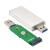 定制NGFF USB3.0转42mm M2 SSD固态硬盘盒移动U盘不带容量U3-273 黑色