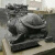 龙龟石雕喷水龟龙头龟摆件金钱龟鱼池水景装饰青石龟母子龟 长50厘米