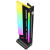 显卡支架立式千斤顶托架ARGB神光同步5V电脑发光装饰显卡伴侣灯条 ARGB显卡支架黑色(贝拉)
