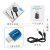 DIY蓝牙5.0音频接收器模块 MP3蓝牙解码板车载音箱音响功放板4.1 蓝色~蓝牙音频4.2(发射/接收)二合一 送数据线