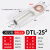 国标TL-16-25-35-70-95-185-240平方铜铝鼻子铝线鼻过渡接线接头 DTL25一包20个（厂标）铜铝
