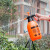 谐晟 3L 气压式喷水壶橙色园艺工具植物浇水洒水壶手持式浇花压力喷雾器
