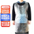 工孚 一次性围裙塑料防油透明PE围裙100个/包 一包价 透明60*95cm 