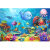 狼天影 海底世界海报墙贴画母婴游泳馆主题房儿童乐园海洋贴纸可定制 18 30*45cm