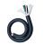 柔性耐折拖链软电线电缆TRVV2 3 4 5 6 78芯耐油信号控制电源线 TRVV3芯0.2平方 【5米价格】