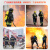 meikang美康 17款3C认证国标消防员战斗服防火服抢险救灾消防灭火救援套装五件套 S/165