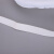 白色圆形防尘粉透气工业车间头戴式尼龙面内海棉易呼吸口罩 加厚款一包(十个装)