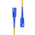 蓝邮 光纤跳线收发器尾纤 电信级光跳线环保耐插拔 ST/UPC-SC/UPC单模双芯-按需生产