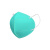 袋鼠医生N95口罩五层防护一次性口罩双层熔喷布独立包装耳挂式豆青色30只装
