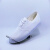 透气白色无尘鞋实验室小白鞋厂工作鞋劳保布鞋工厂车间防滑女 白色 X001 35